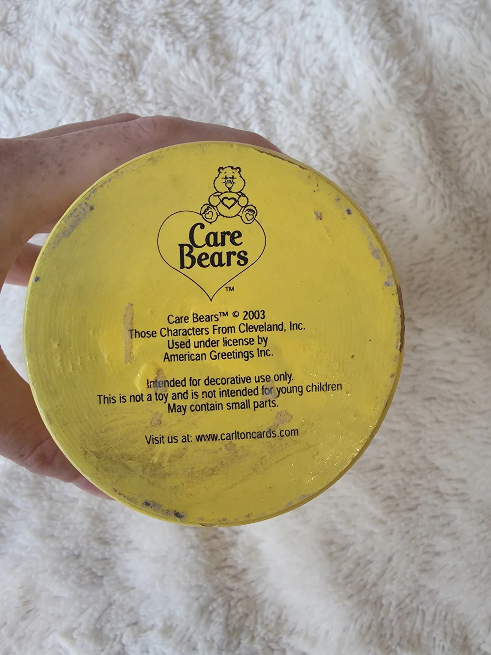 Care Bears Sunshine Bear Wooden Nesting Doll 1pc 6 in 2003